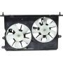 Universal Air Conditioning FA 50264C Dual Radiator and Condenser Fan Assembly -- Radiator-Condenser Fan Assy