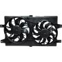 Universal Air Conditioning FA 50334C Dual Radiator and Condenser Fan Assembly -- Radiator-Condenser Fan Assy