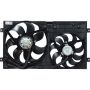 Universal Air Conditioning FA 50338C Dual Radiator and Condenser Fan Assembly -- Radiator-Condenser Fan Assy