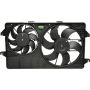 Universal Air Conditioning FA 50344C Dual Radiator and Condenser Fan Assembly -- Radiator-Condenser Fan Assy