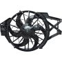 Universal Air Conditioning FA 50347C Dual Radiator and Condenser Fan Assembly -- Radiator-Condenser Fan Assy