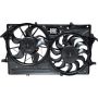 Universal Air Conditioning FA 50366C Dual Radiator and Condenser Fan Assembly -- Radiator-Condenser Fan Assy