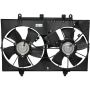 Universal Air Conditioning FA 50374C Dual Radiator and Condenser Fan Assembly -- Radiator-Condenser Fan Assy