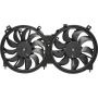 Universal Air Conditioning FA 50384C Dual Radiator and Condenser Fan Assembly -- Radiator-Condenser Fan Assy