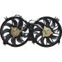 Universal Air Conditioning FA 50384C Dual Radiator and Condenser Fan Assembly -- Radiator-Condenser Fan Assy