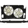 Universal Air Conditioning FA 50419C Dual Radiator and Condenser Fan Assembly -- Radiator-Condenser Fan Assy