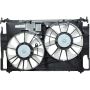 Universal Air Conditioning FA 50419C Dual Radiator and Condenser Fan Assembly -- Radiator-Condenser Fan Assy