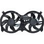 Universal Air Conditioning FA 50457C Dual Radiator and Condenser Fan Assembly -- Radiator-Condenser Fan Assy