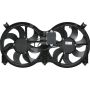 Universal Air Conditioning FA 50457C Dual Radiator and Condenser Fan Assembly -- Radiator-Condenser Fan Assy