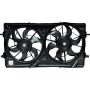 Universal Air Conditioning FA 50469C Dual Radiator and Condenser Fan Assembly -- Radiator-Condenser Fan Assy