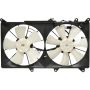Universal Air Conditioning FA 50481C Dual Radiator and Condenser Fan Assembly -- Radiator-Condenser Fan Assy