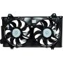 Universal Air Conditioning FA 50549C Dual Radiator and Condenser Fan Assembly -- Radiator-Condenser Fan Assy