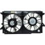 Universal Air Conditioning FA 50557C Dual Radiator and Condenser Fan Assembly -- Radiator-Condenser Fan Assy