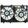 Universal Air Conditioning FA 50566C Dual Radiator and Condenser Fan Assembly -- Radiator-Condenser Fan Assy
