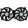 Universal Air Conditioning FA 50595C Dual Radiator and Condenser Fan Assembly -- Radiator-Condenser Fan Assy