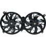 Universal Air Conditioning FA 50595C Dual Radiator and Condenser Fan Assembly -- Radiator-Condenser Fan Assy