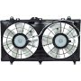 Universal Air Conditioning FA 50614 Dual Radiator and Condenser Fan Assembly -- Radiator-Condenser Fan Assy