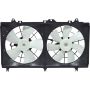 Universal Air Conditioning FA 50614 Dual Radiator and Condenser Fan Assembly -- Radiator-Condenser Fan Assy