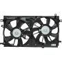 Universal Air Conditioning FA 50615C Dual Radiator and Condenser Fan Assembly -- Radiator-Condenser Fan Assy