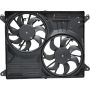 Universal Air Conditioning FA 50616C Dual Radiator and Condenser Fan Assembly -- Radiator-Condenser Fan Assy