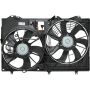Universal Air Conditioning FA 50622C Dual Radiator and Condenser Fan Assembly -- Radiator-Condenser Fan Assy