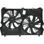 Universal Air Conditioning FA 50634C Dual Radiator and Condenser Fan Assembly -- Radiator-Condenser Fan Assy