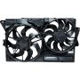 Universal Air Conditioning FA 50646C Dual Radiator and Condenser Fan Assembly -- Radiator-Condenser Fan Assy