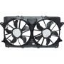 Universal Air Conditioning FA 50864C Dual Radiator and Condenser Fan Assembly -- Radiator-Condenser Fan Assy