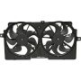 Universal Air Conditioning FA 50881C Dual Radiator and Condenser Fan Assembly -- Radiator-Condenser Fan Assy