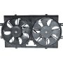 Universal Air Conditioning FA 70014 Dual Radiator and Condenser Fan Assembly -- Radiator-Condenser Fan Assy