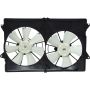 Universal Air Conditioning FA 70215C Dual Radiator and Condenser Fan Assembly -- Radiator-Condenser Fan Assy