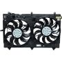 Universal Air Conditioning FA 71772C Dual Radiator and Condenser Fan Assembly -- Radiator-Condenser Fan Assy