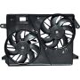 Universal Air Conditioning FA 72137C Dual Radiator and Condenser Fan Assembly -- Radiator-Condenser Fan Assy