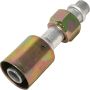 Universal Air Conditioning FT 0078C A/C Refrigerant Hose Fitting -- Aluminum Straight Female Oring Beadlock Fitting