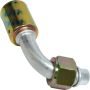 Universal Air Conditioning FT 0086C A/C Refrigerant Hose Fitting -- Aluminum 90Âº Male Oring Beadlock Fitting