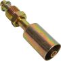 Universal Air Conditioning FT 0090SBC A/C Refrigerant Hose Fitting -- Steel Straight Male Oring Beadlock Fitting