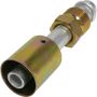 Universal Air Conditioning FT 0092C A/C Refrigerant Hose Fitting -- Aluminum Straight Male Oring Beadlock Fitting