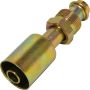 Universal Air Conditioning FT 0092SBC A/C Refrigerant Hose Fitting -- Steel Straight Male Oring Beadlock Fitting
