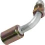 Universal Air Conditioning FT 0099C A/C Refrigerant Hose Fitting -- Aluminum 90Âº Male Oring Beadlock Fitting