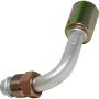 Universal Air Conditioning FT 0100C A/C Refrigerant Hose Fitting -- Aluminum 90Âº Male Oring Beadlock Fitting