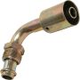 Universal Air Conditioning FT 0100SBC A/C Refrigerant Hose Fitting -- Steel 90Âº Male Oring Beadlock Fitting