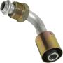 Universal Air Conditioning FT 0101C A/C Refrigerant Hose Fitting -- Aluminum 90Âº Male Oring Beadlock Fitting