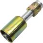 Universal Air Conditioning FT 0103C A/C Refrigerant Hose Fitting -- Aluminum Str. Male Insert Oring Beadlock Fitting