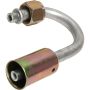 Universal Air Conditioning FT 0931C A/C Refrigerant Hose Fitting -- Aluminum U-Shape Female Oring Beadlock Fitting
