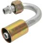 Universal Air Conditioning FT 0932C A/C Refrigerant Hose Fitting -- Aluminum U-Shape Female Oring Beadlock Fitting