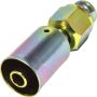 Universal Air Conditioning FT 1106C A/C Refrigerant Hose Fitting -- Aluminum Straight Female Flare Beadlock Fitting