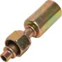 Universal Air Conditioning FT 1301SBC A/C Refrigerant Hose Fitting -- Steel Straight Female Oring Beadlock Fitting