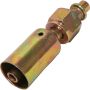 Universal Air Conditioning FT 1301SBC A/C Refrigerant Hose Fitting -- Steel Straight Female Oring Beadlock Fitting