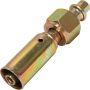 Universal Air Conditioning FT 1301SRBC A/C Refrigerant Hose Fitting -- Steel Straight Female Oring Beadlock Fitting