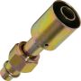 Universal Air Conditioning FT 1307SBC A/C Refrigerant Hose Fitting -- Steel Straight Female Oring Beadlock Fitting